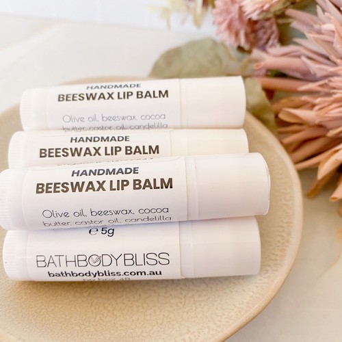Handmade Natural Beeswax Lip Balm with Natural Flavours 5g Tube - Sydney Post - Picture 4 of 7