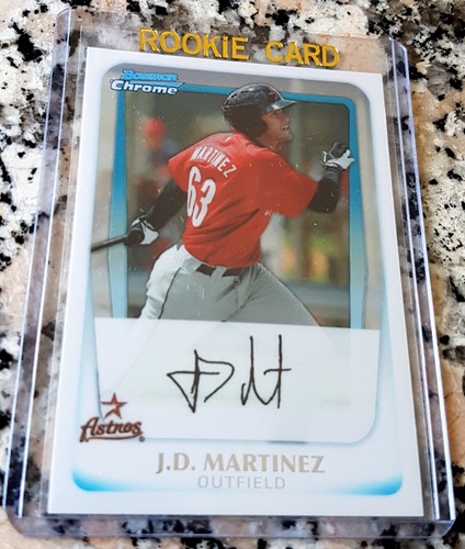 J.D. MARTINEZ 2011 Bowman CHROME Rookie Card RC New York Mets Grand Slam🔥🔥$$$ - 第 1/2 張圖片