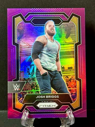 2024 Josh Briggs Panini Prizm WWE Purple Parallel #127/149