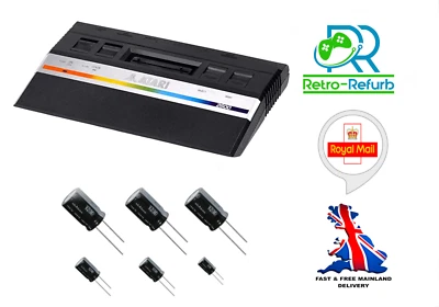 RETRO-REFURB Atari 2600 Jnr Recap Kit Capacitor Replacement Repair Kit Fix Atari