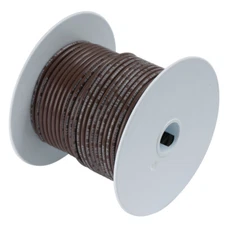 Ancor 10 AWG Tinned Copper Wire Brown 100 ft Marine Grade Cable 108210