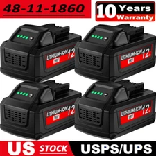 For Milwaukee For M18 Lithium 8.0AH Extended Capacity Battery 48-11-1860 6.0AH