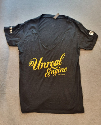 Fortnite Unreal Engine Epic Games Women's XL DEV TEAM Exclusive T Shirt, LA