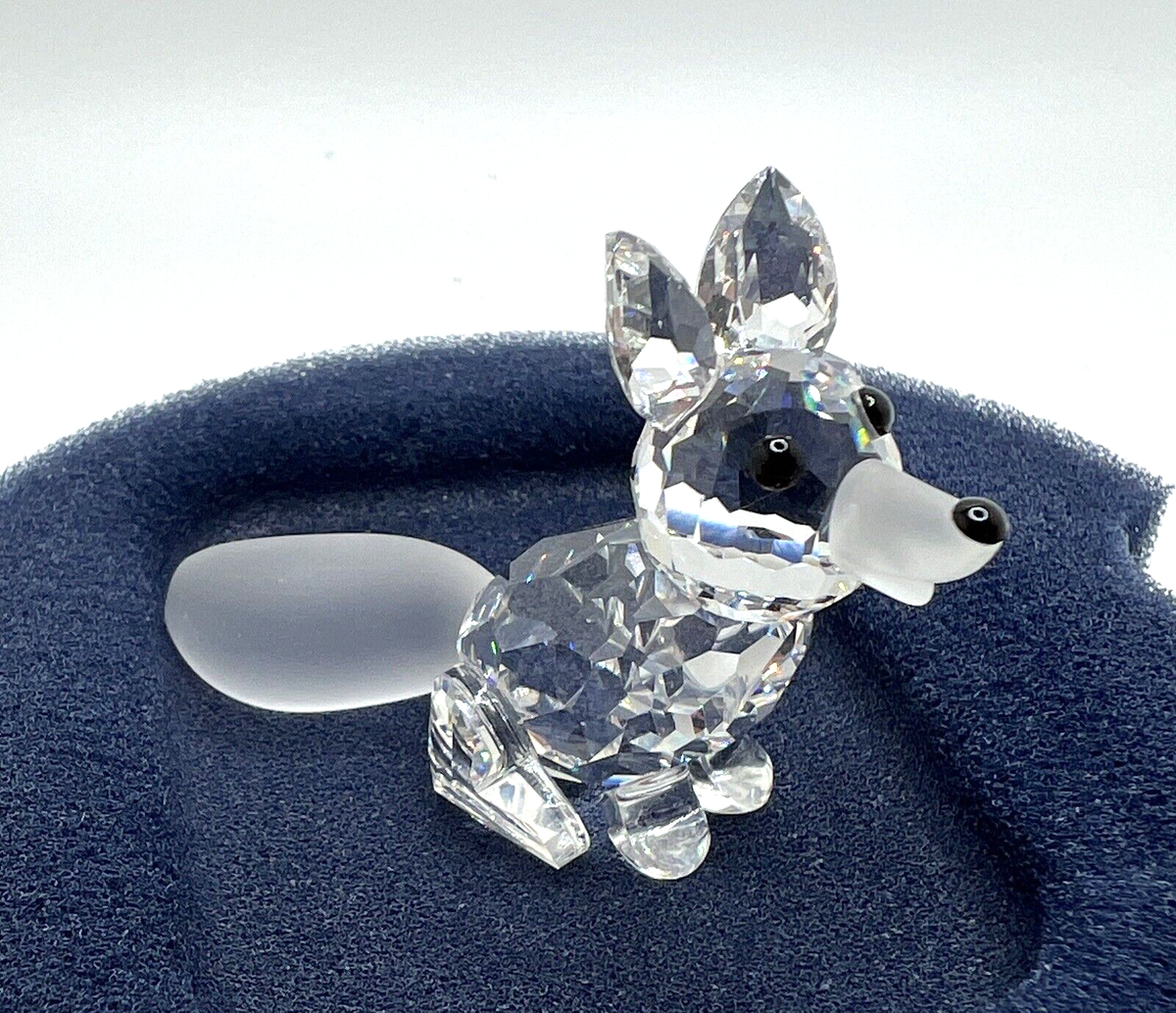 専用ページ　スワロ　置物 Swarovski 014955 Mini Sitting Fox Crystal Figurine | eBay