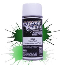 Spaz Stix 16049 Green Pearl Aerosol Spray Paint 3.5oz Can