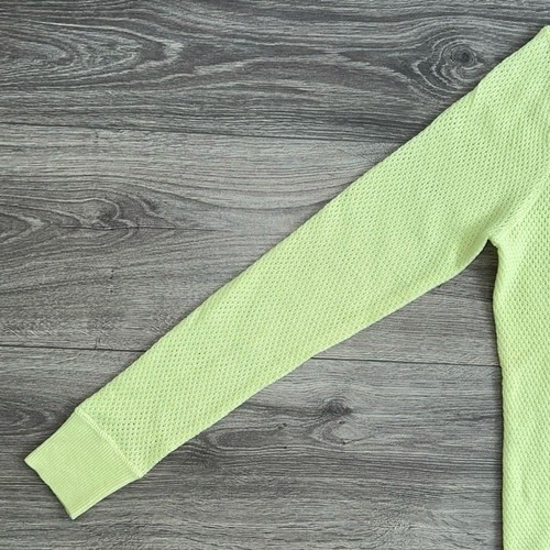 Suéter De Colección Banana Republic Lana Merino Extra Fina Talla Pequeña Verde Lima Italiano - Imagen 5 de 10