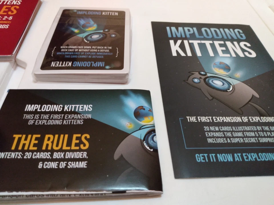 [Open Box] Imploding/Exploding Kittens 2015 Original Edition Card Game & XPAC - Image 4 of 4
