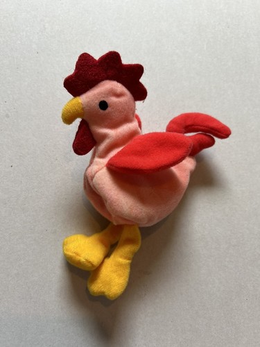 Vintage seltene McDonald's Ty Beanie Babie Strut The Rooster 1993
