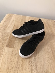 black suede adidas womens