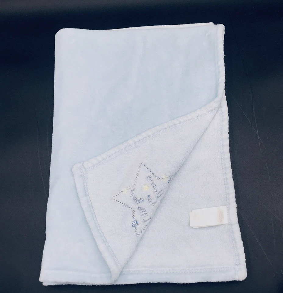 Baby Essential Blanket Thank Heaven for Little Boys Star Single Layer - Image 4 of 4