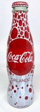 New World of Coca Cola Orlando Store Polar Bear Wrapped 8 oz Glass Bottle
