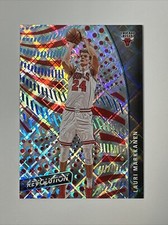 2020-21 Panini Revolution #68 Lauri Markkanen Cosmic /100 - Chicago Bulls