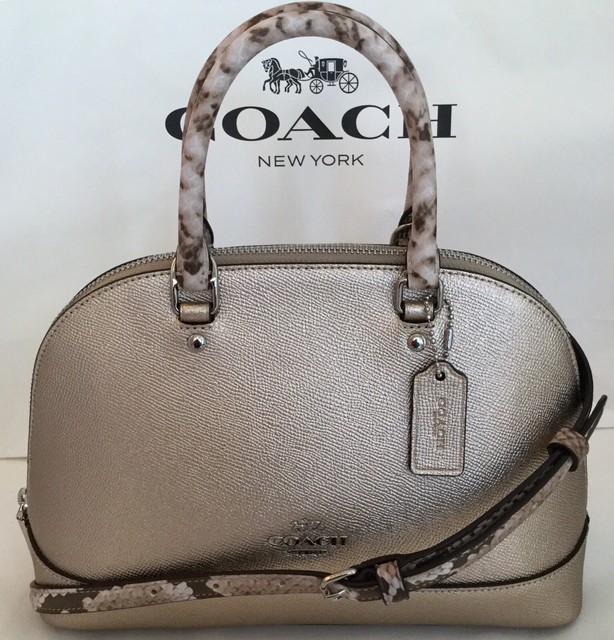 coach mini sierra platinum