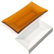 O.D.9.5"x5.4 D.1.5 Bullseye Rectangle Mold Glass Fusing