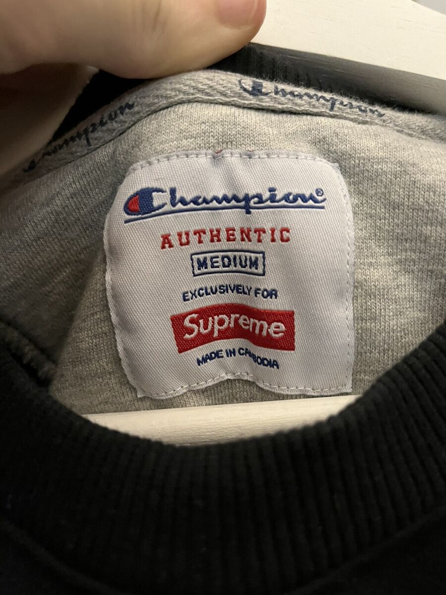 Supreme Champion Stay in School Sweatshirt Used Authentic Supreme Champion Stay in School Sweatshirt Used Authentic