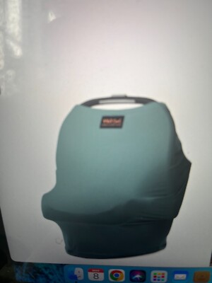 Milk Snob Luxe Nursing Privacy Cover Jade/Blue Car Seat Stroller Breastfeeding