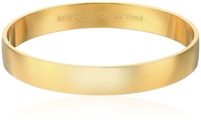 Kate Spade New York Womens Idiom 'As Good As Gold' Bangles Solid Gold Plated