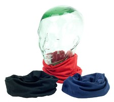 THERMAL CYCLING NECK TUBE COMMUTING POLY-COTTON BLACK ONE SIZE