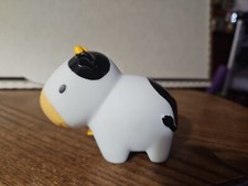 Munchkin 2007 White Black Cow Bath Squirt Toy Replacement Farm Barn Animal