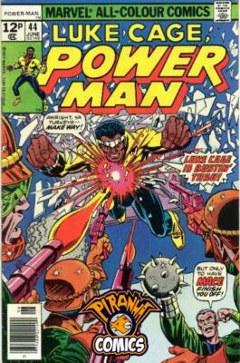 POWER MAN #44 PENCE COPY (1974) FN MARVEL