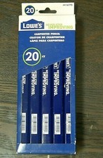 Lowes 20-Pack 7in Black Carpenter Pencils by Dixon