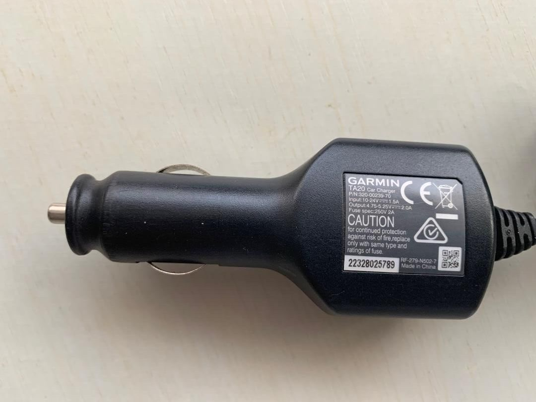 Genuine Garmin TA20 GPS Traffic Antenna Charger / Power Cable eBay