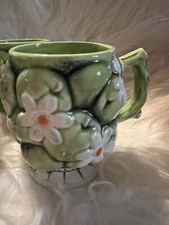 Retro Daisy Mugs Cups MCM  60 s Kitchen Flora...