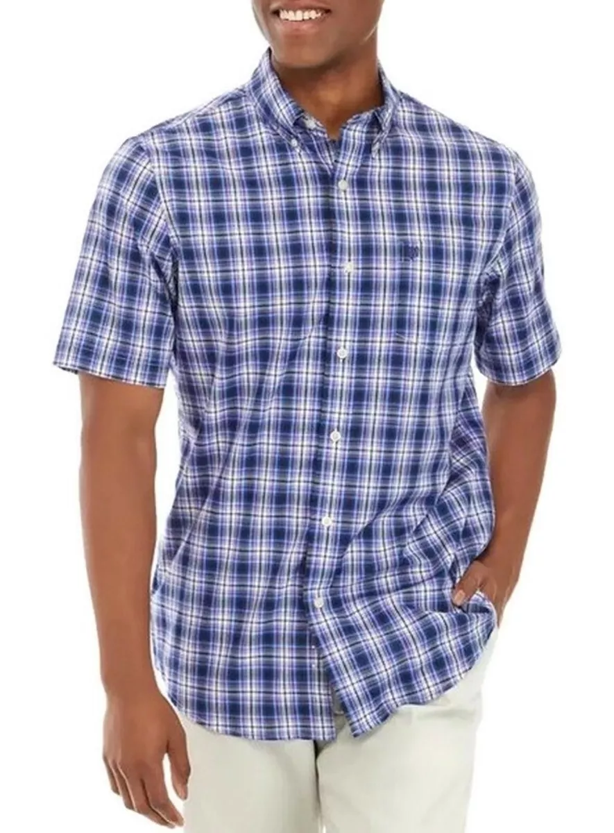 Chaps easy deals care short sleeve