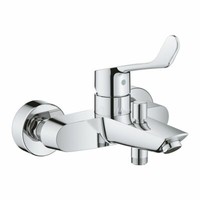 Grohe Eurosmart Eh Wannearmatur Wandmontage 25243003 Mit Langem Hebel Chrom