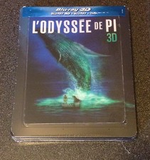 LIFE OF PI 3D Blu-Ray SteelBook Bluvip.com France Lenticular 3-Disc New OOP Rare