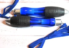 Set of  2 BLUE Fat Pens with Large Grips: Ideal for Elderly Hand or Tremors
