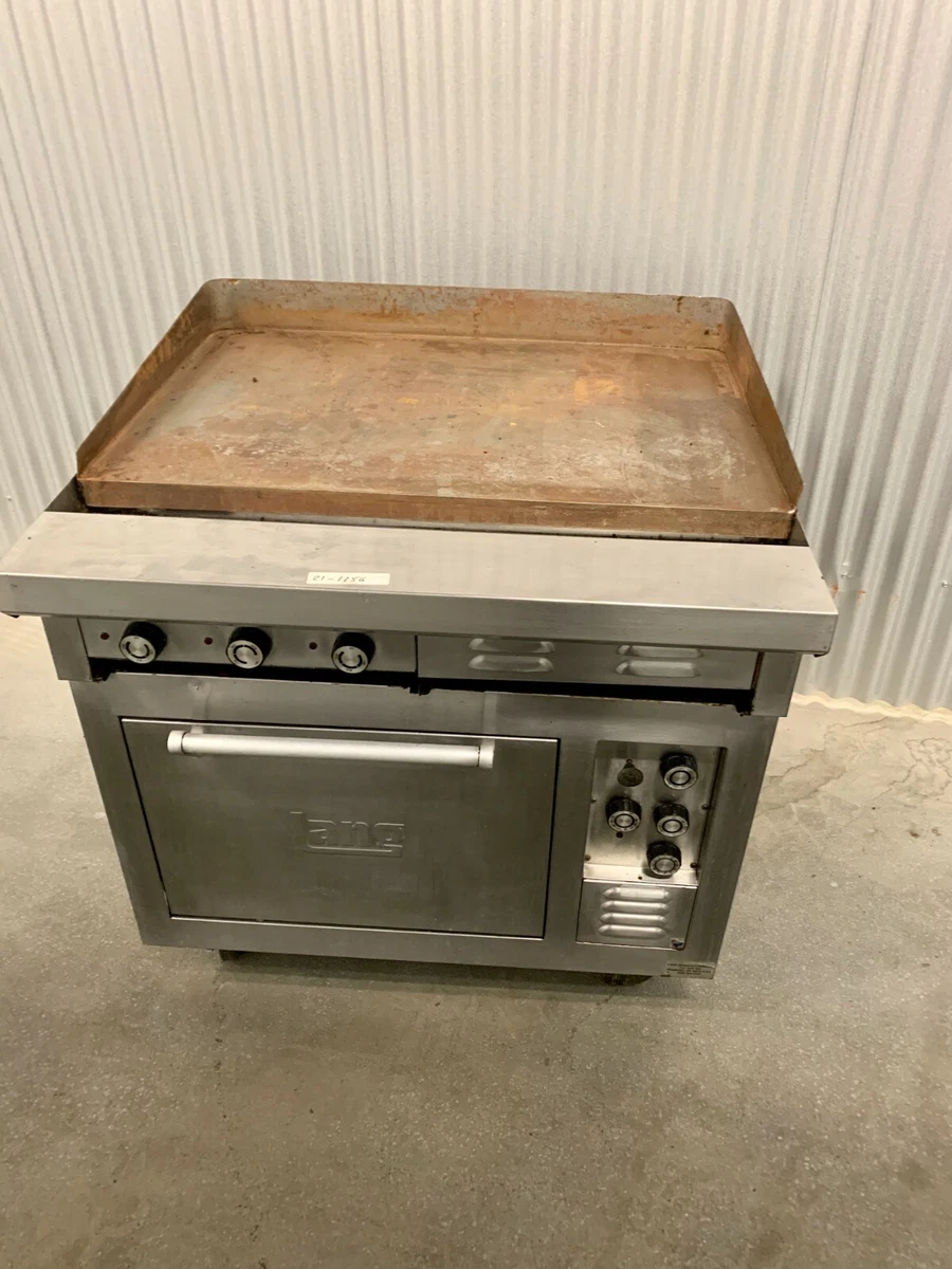 LANG Commercial Electric Range with Griddle and Oven 36S-10