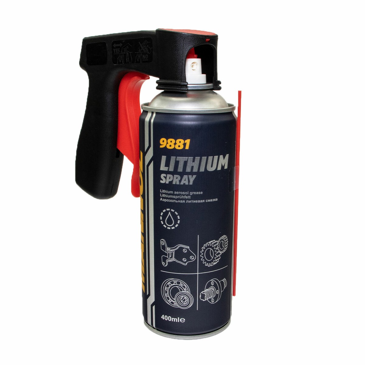 9881 MANNOL Lithium Spray Grasso A Spray Aerosol, Contenuto: 400ml | AUTODOC Prezzo E Recensioni - Foto 12