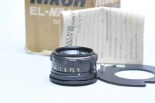 Nikon EL-Nikkor 50MM F4 Lens (39mm Mount) W/Adapter Ring