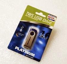 Platinum Twister 16GB USB Flash Drive - USB 3.0 - New Sealed