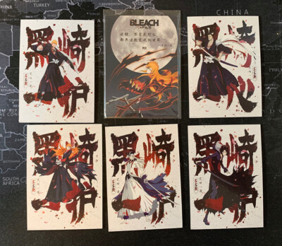 Likecard Bleach Ichigo Isshin Kurosaki MR SSR Lot 6 cards TYBW blood warfare