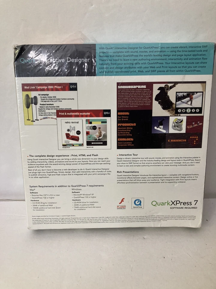 NEW Quark Interactive Designer Web Design MAC / PC Sealed - Image 2 of 4