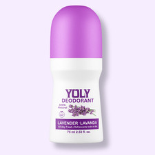 Yoly Roll-On Deodorant Lavender 2.53 fl oz   All-Day Freshness