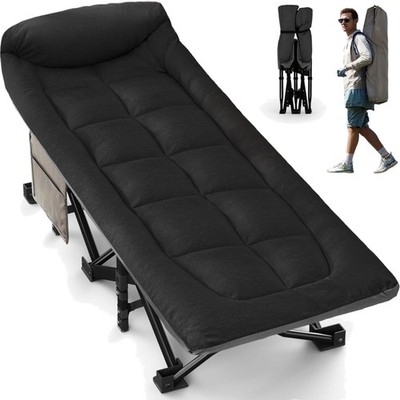 Leichtes Campingbett - Tragbares Feldbett 190 x 70 x 40 cm - 250kg Belastbar