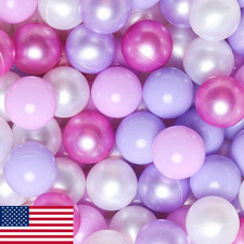 GOGOSO Ball Pit Balls for Toddlers - Non-Toxic, Crush-Proof, Pearl Purple 50-500