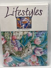 Lifestyles by Bardwil Easter tablecloth EASTER DAY cotton blen 52 x 52