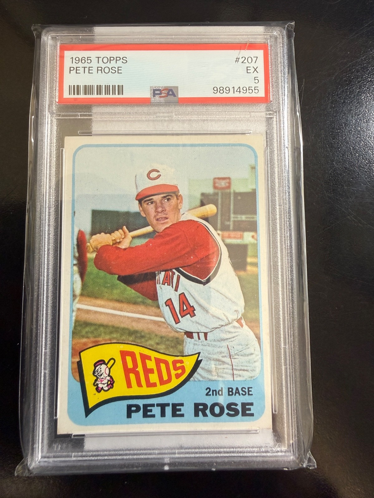 1965 Topps Pete Rose PSA 5 #207