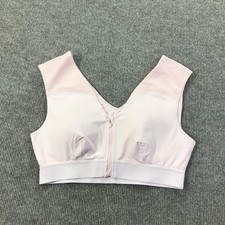 Tommie Copper Shoulder Support Bra Large Pink Copper Zinc Infused Womens Comfort