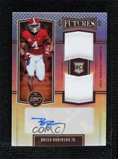 2022 Panini Legacy Futures Silver 172/249 Brian Robinson Jr Dual Patch Auto v9t