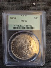 Mechanical / Slab Error 1880 Morgan Silver Dollar 