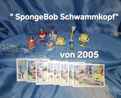 Ü- Ei Serie , Kommplettzatz        ''SpongeBob Schwammkopf ''         von 2005