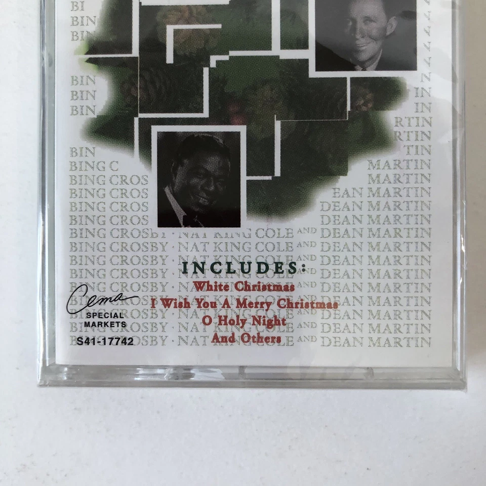 Christmas With Bing Crosby, Nat King Cole, Dean Martin SEALED Cassette 1995 - Image 3 of 4
