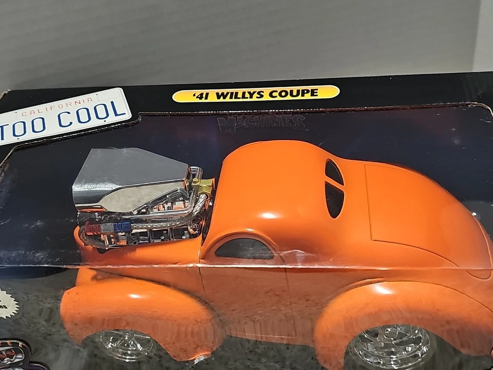 Vntg 2001 Muscle Machines '41 Willys Coupe 1:18 Die-Cast NISB - Image 4 of 4