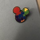 Disney Mickey Mouse Single Pin Trading Rainbow Theme Silhouette 2010 — photo 1