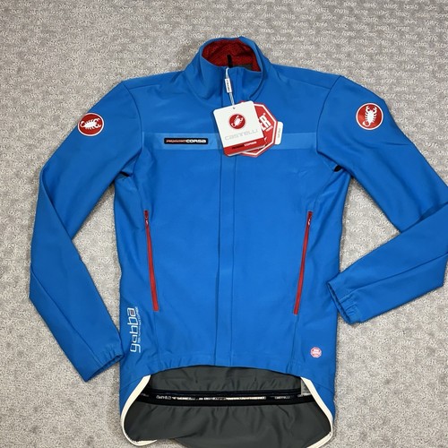 Castelli Rosso Corsa Gabba Windstopper Radtrikot Jacke Herren Gr. M NEU